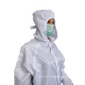 White Color Various Size ESD Jumpsuit Anti-static Cleanroom Coverall for Industrial